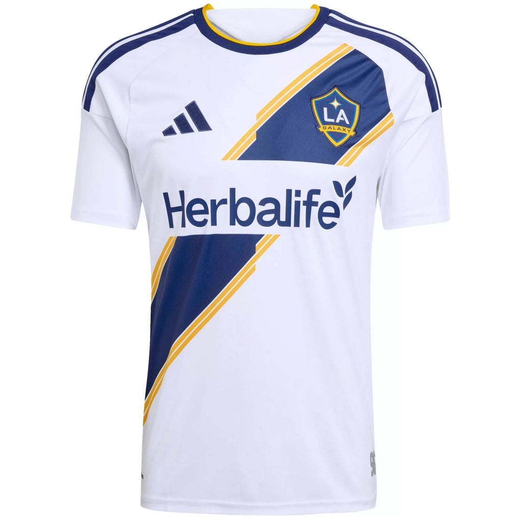 adidas Men's Sanabria LA Galaxy Home Stadium Jersey 26/27 (White)