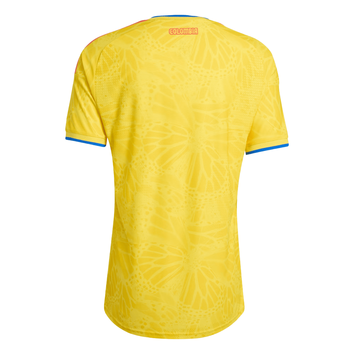 adidas Men's J. Arias Colombia 2026 Authentic Home Jersey (Impact Yellow)