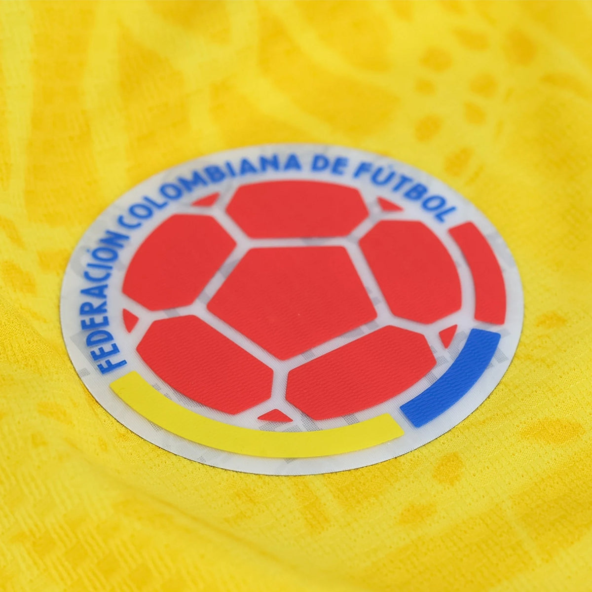 adidas Men's Uribe Colombia 2026 Authentic Home Jersey (Impact Yellow)