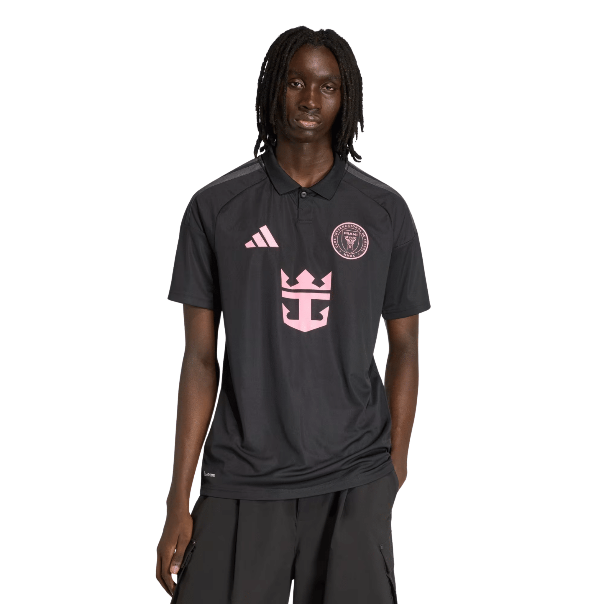 adidas Men's Allen Inter Miami CF 26/27 Away Jersey (Black/Pink)