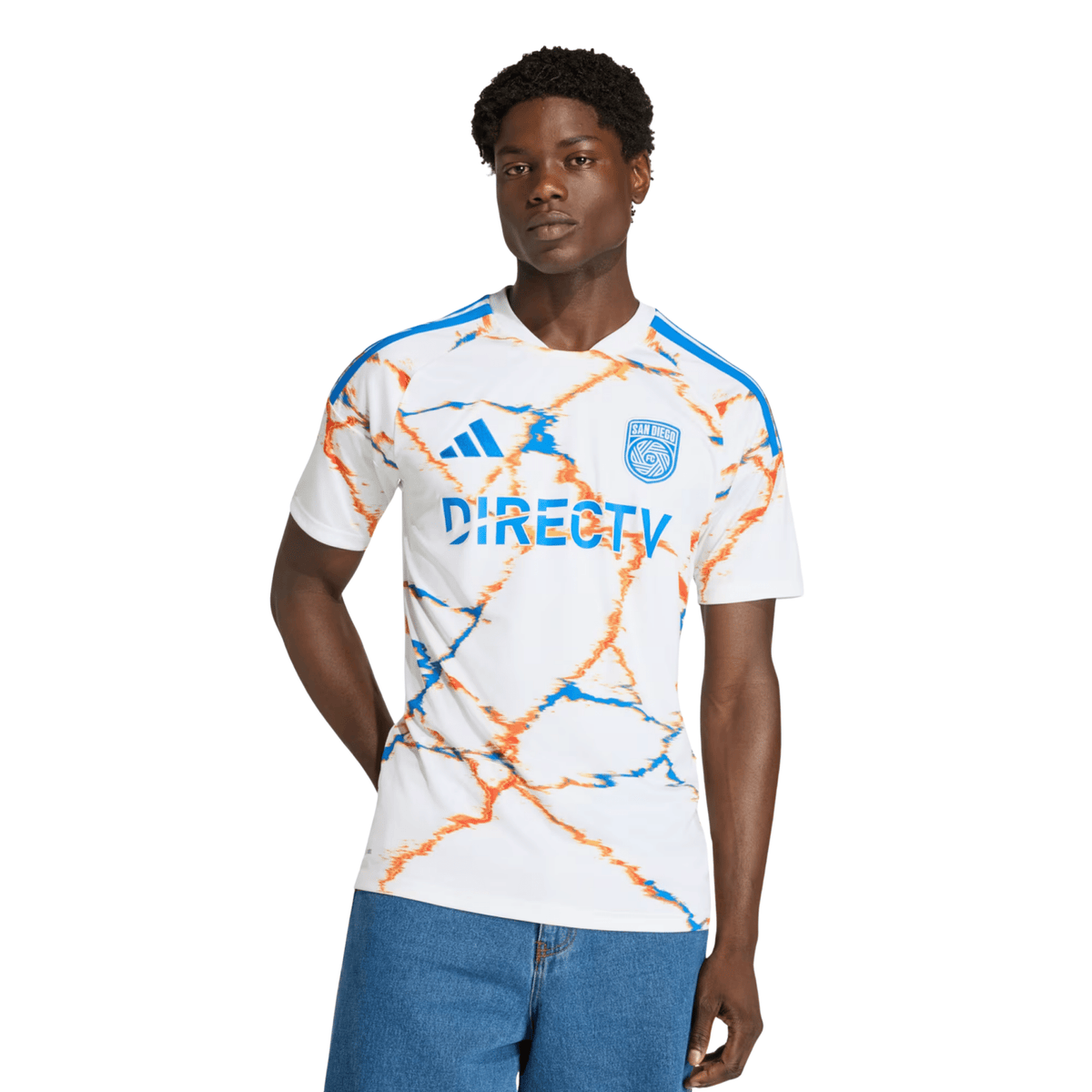 adidas Men's Reyes San Diego FC 26/27 Away Stadium Jersey (White)