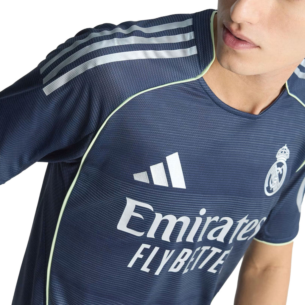 adidas Endrick Real Madrid Authentic Away Jersey 25/26 w/ Champions League Patches (Legend Ink