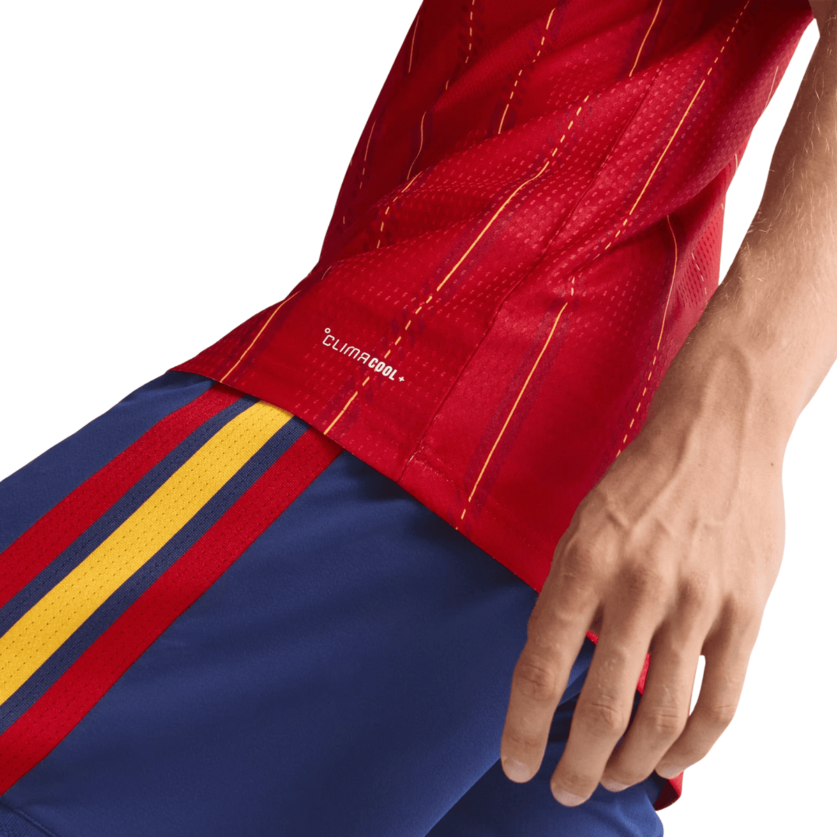 adidas Men's Merino Spain Authentic World Cup Home Jersey 2026 (Vivid Red)