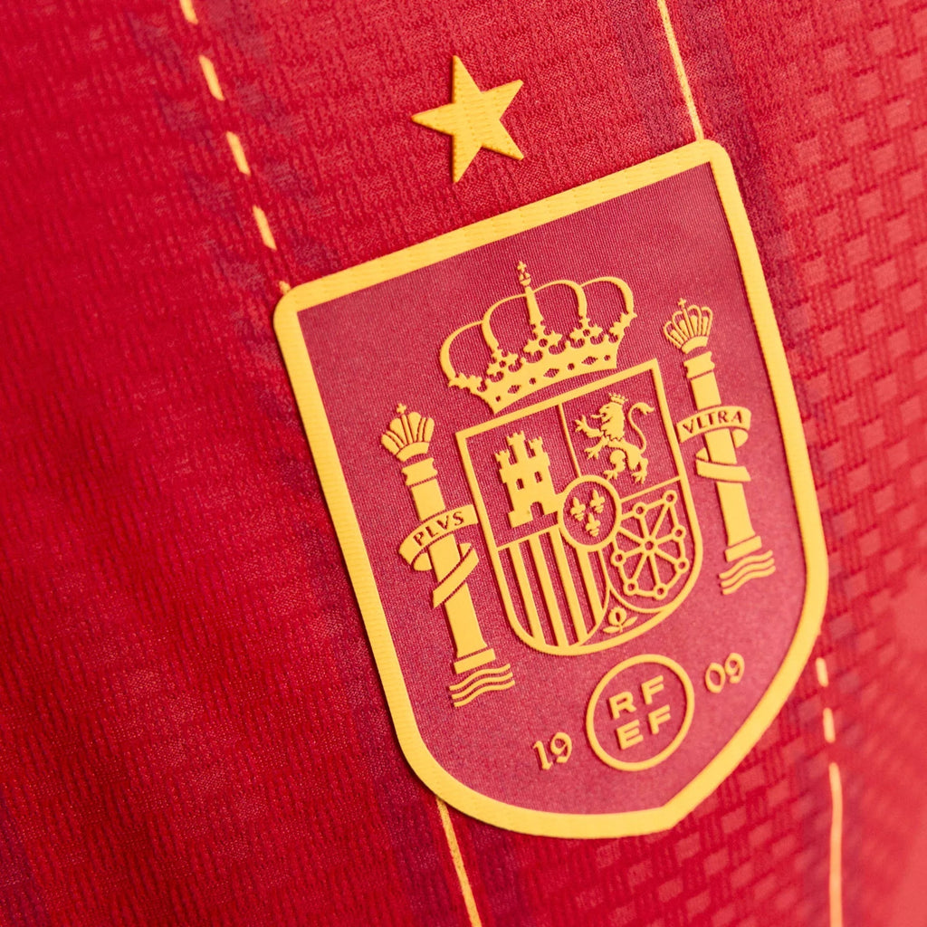 adidas Men's LLorente Spain Authentic World Cup Home Jersey 2026 (Vivid Red)