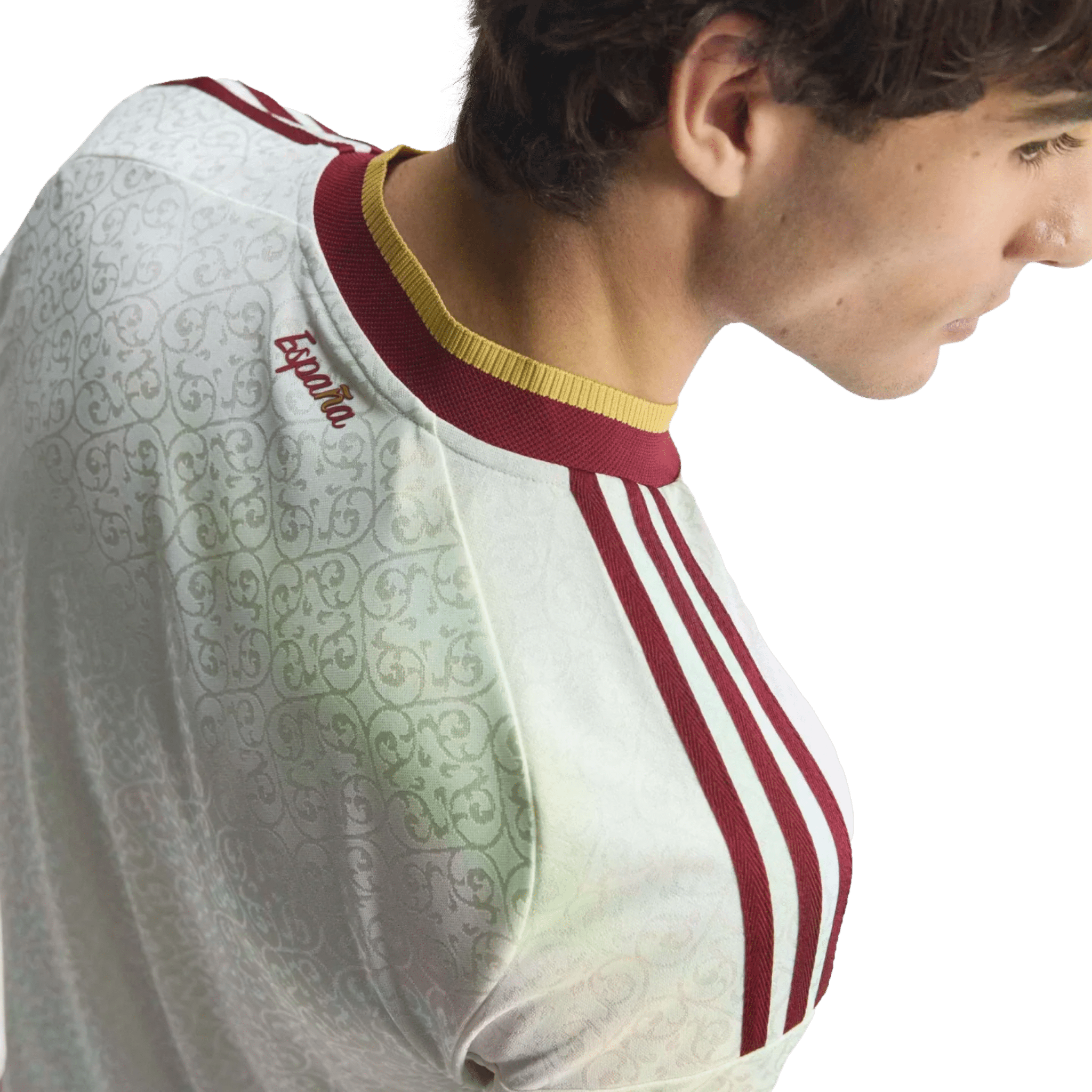 adidas Men's Spain Authentic Mikel Merino Away Jersey 2026 (White)
