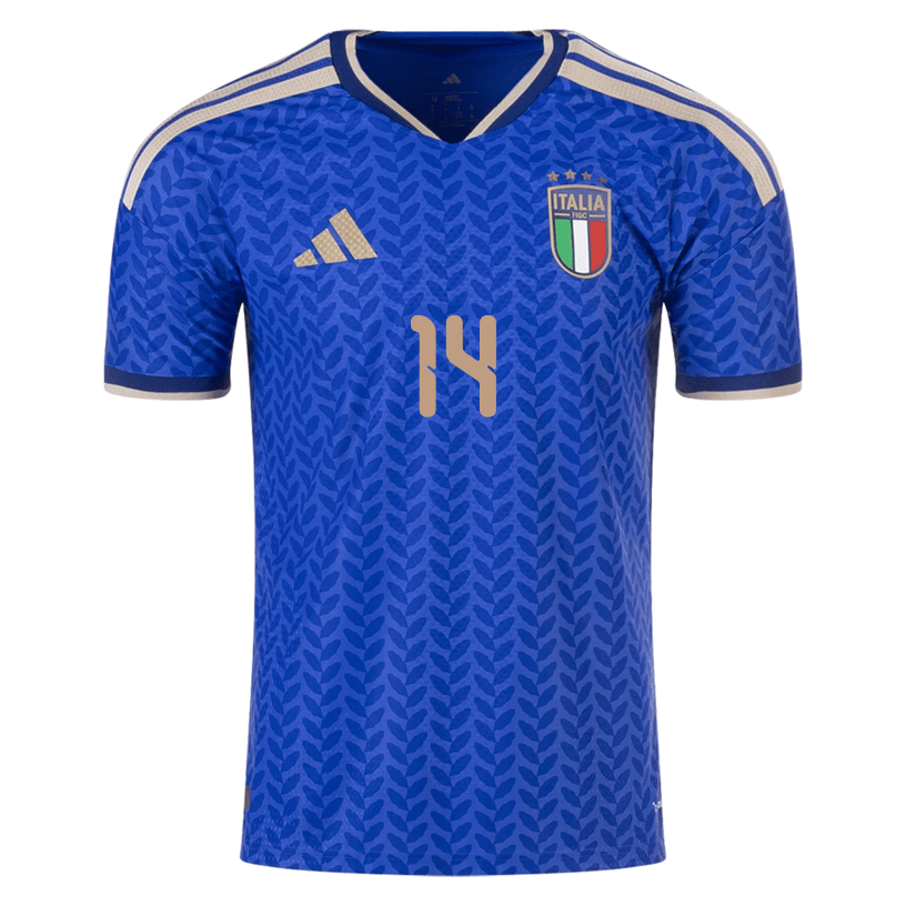 adidas Men's Vicario Italy 2026 Authentic Home Jersey (Bold Blue)