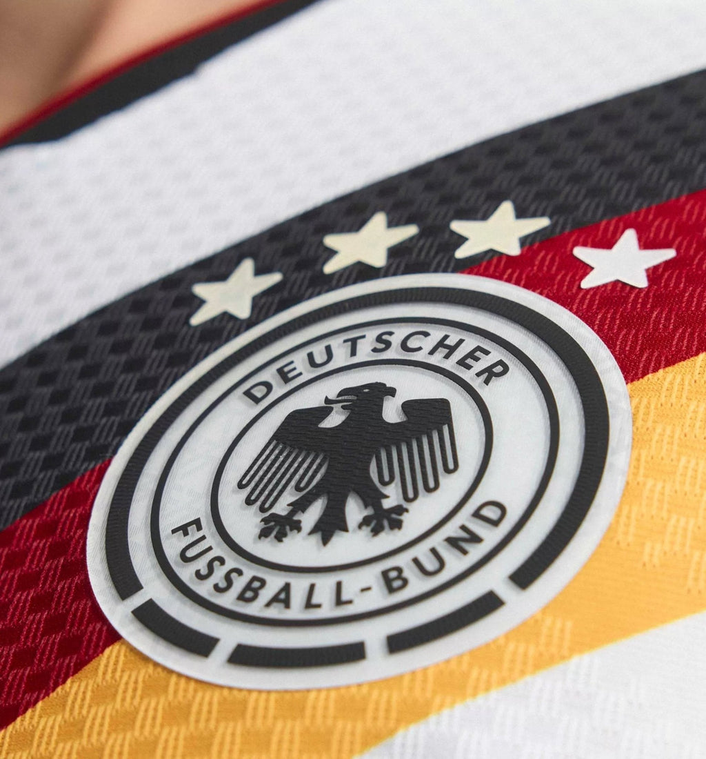 adidas Men's Gnabry Germany Authentic Home World Cup Jersey 2026 (White/Black)