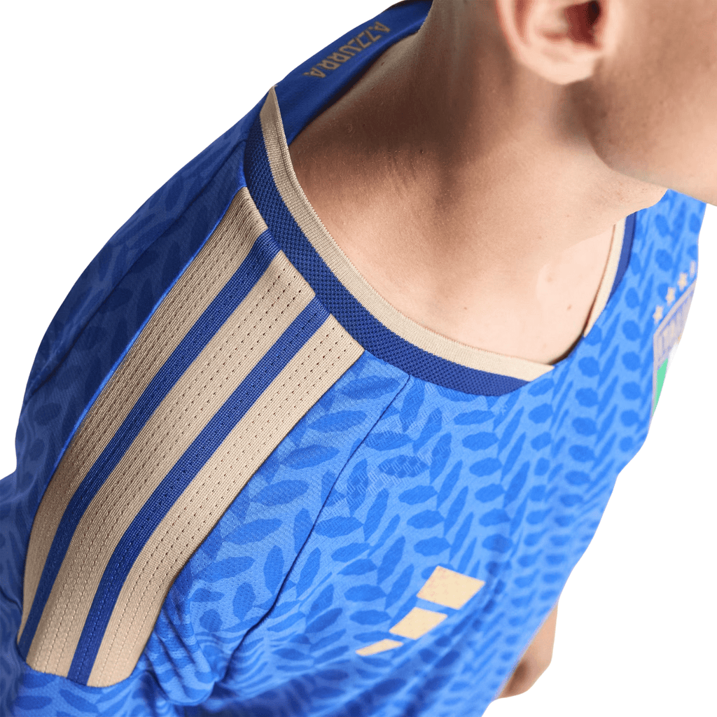 adidas Men's Cambiaghi Italy 2026 Authentic Home Jersey (Bold Blue)