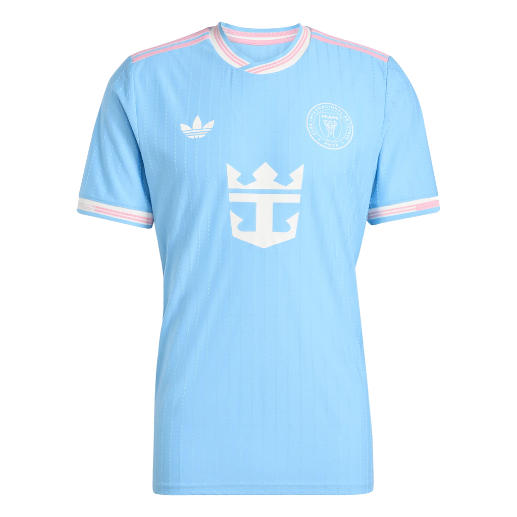 adidas Bright Inter Miami Authentic Third Jersey 25/26 (Blue/Pink)