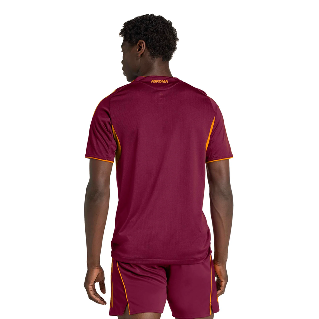 adidas Roma Authentic Evan Ndicka Home Jersey w/ Europa League Patches 25/26 (Burgundy)