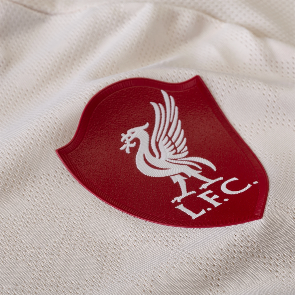 adidas Men's Liverpool Authentic Mohamed Salah Away Jersey w/ Champions League Patches 25/26 (Wonder White)