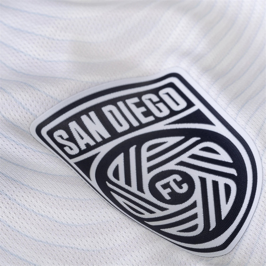 adidas San Diego FC Authentic Luca de la Torre Away Jersey 25/26 w/ MLS & Apple Patch (White)