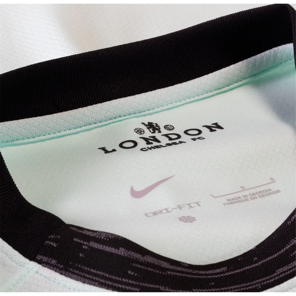 Nike Chelsea Moises Caicedo Third Jersey w/ EPL + No Room For Racism Patches 23/24 (Mint Foam/Black)