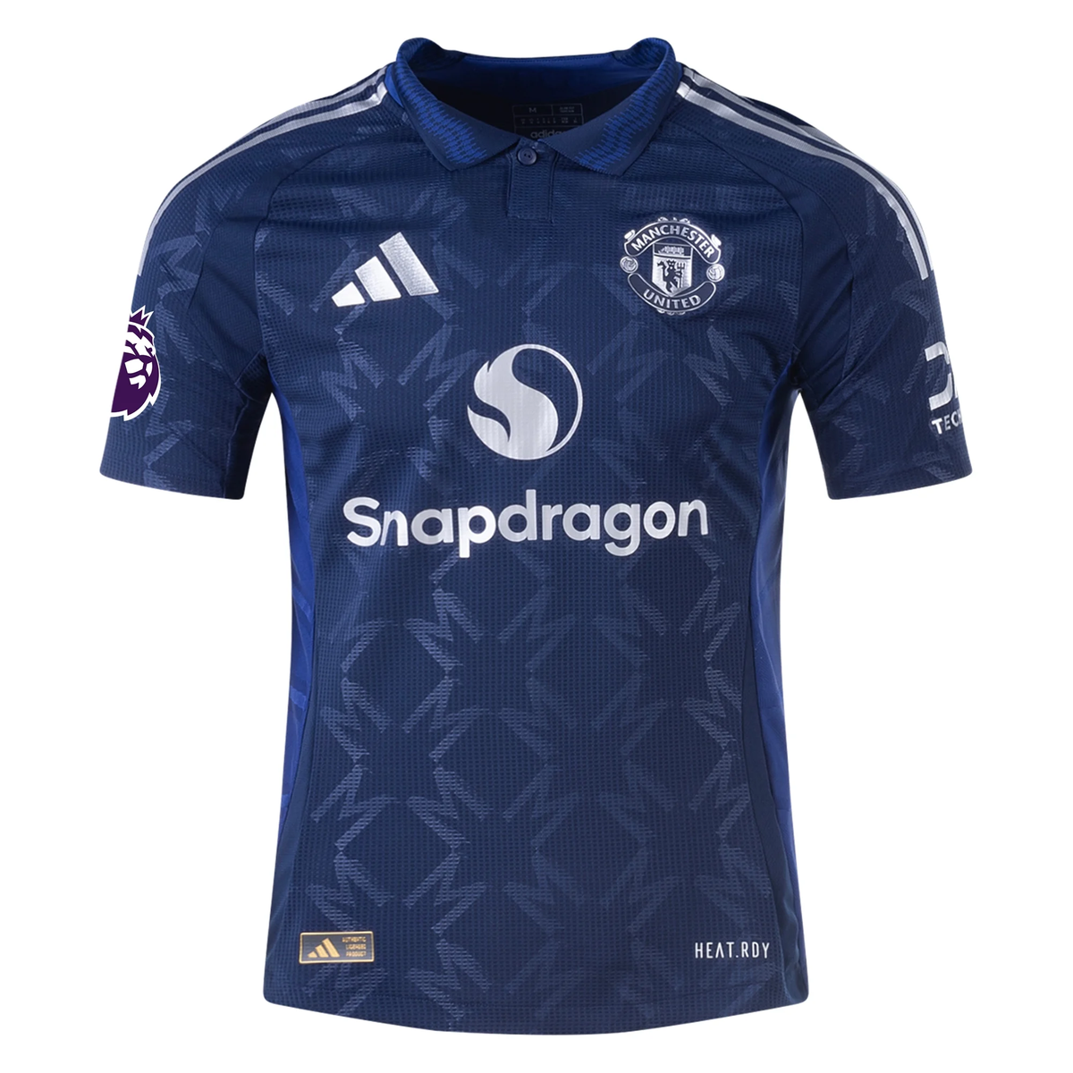adidas Manchester United Authentic Bruno Fernandes Away w/ EPL Patch 24/25 (Night Indigo)