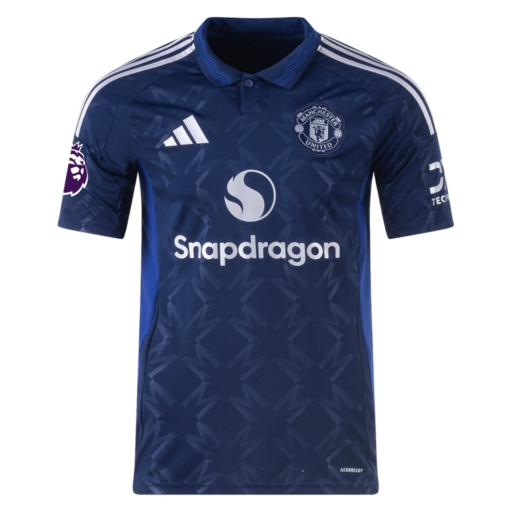 adidas Manchester United Scott McTominay Away Jersey w/ EPL Patch 24/25 (Night Indigo)