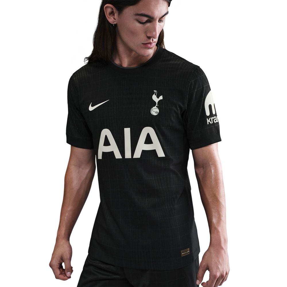Nike Johnson Tottenham Hotspur Authentic Away Jersey 25/26 w/ EPL Patch (Black/Iron)