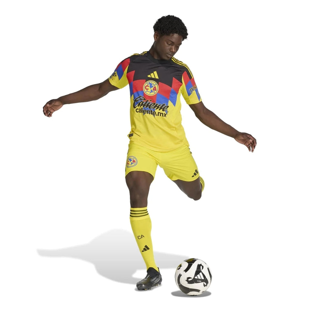 adidas R. Aguirre Men's Club America 25/26 Authentic Home Jersey (Yellow)