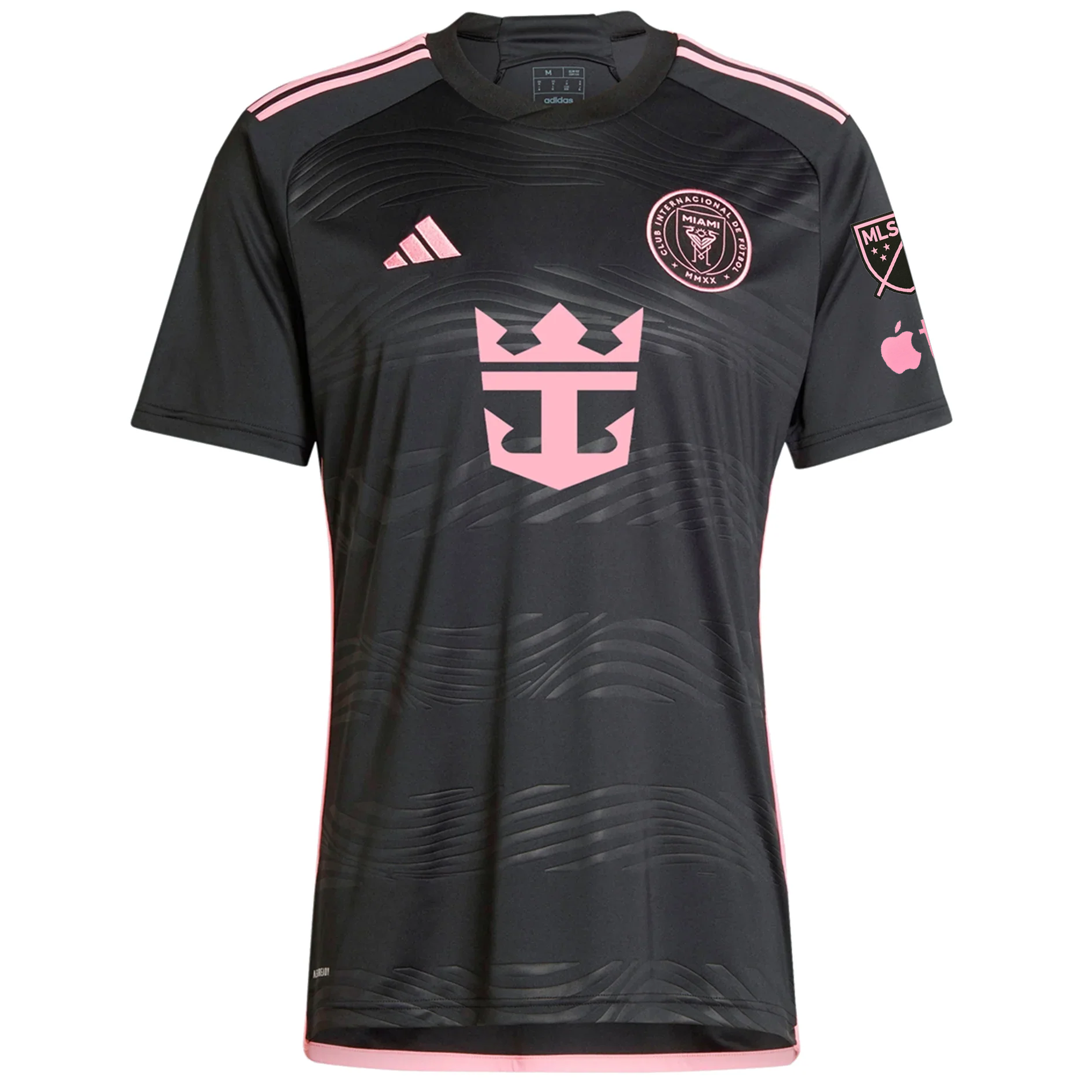 adidas Inter Miami Benjamin Cremaschi Royal Caribbean Away Jersey w/ MLS + Apple TV Patches 23/24 (Black/Bliss Pink)