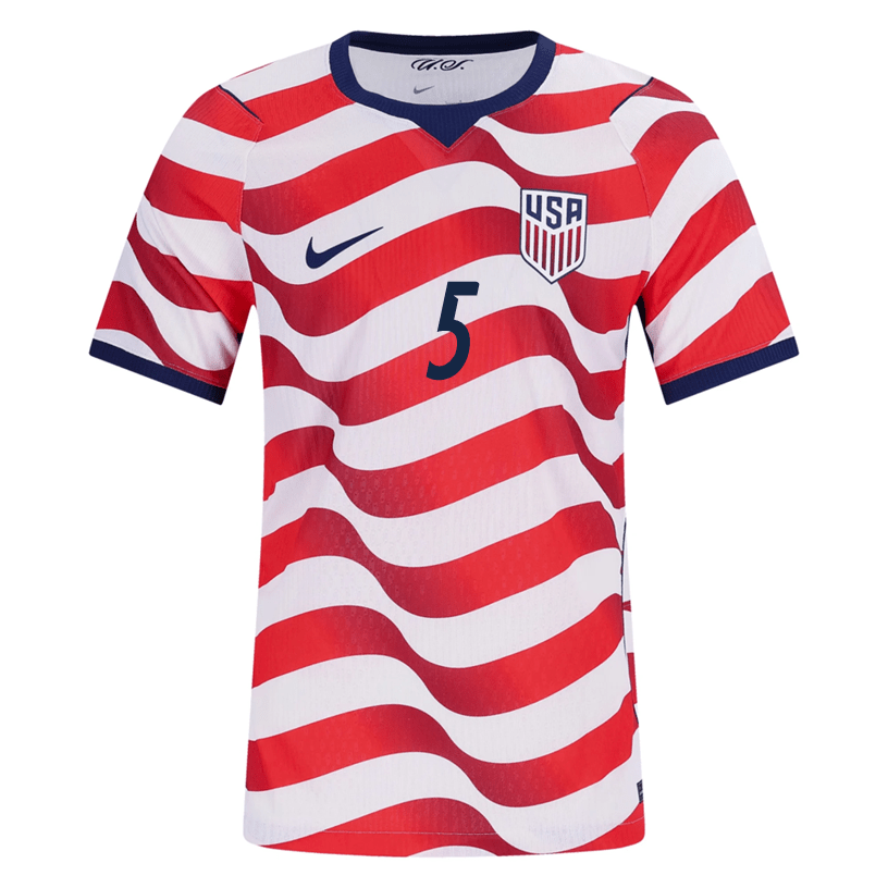 Nike Mens A. Robinson United States Match Authentic Home Jersey 2026 (Sail/Midnight Navy)