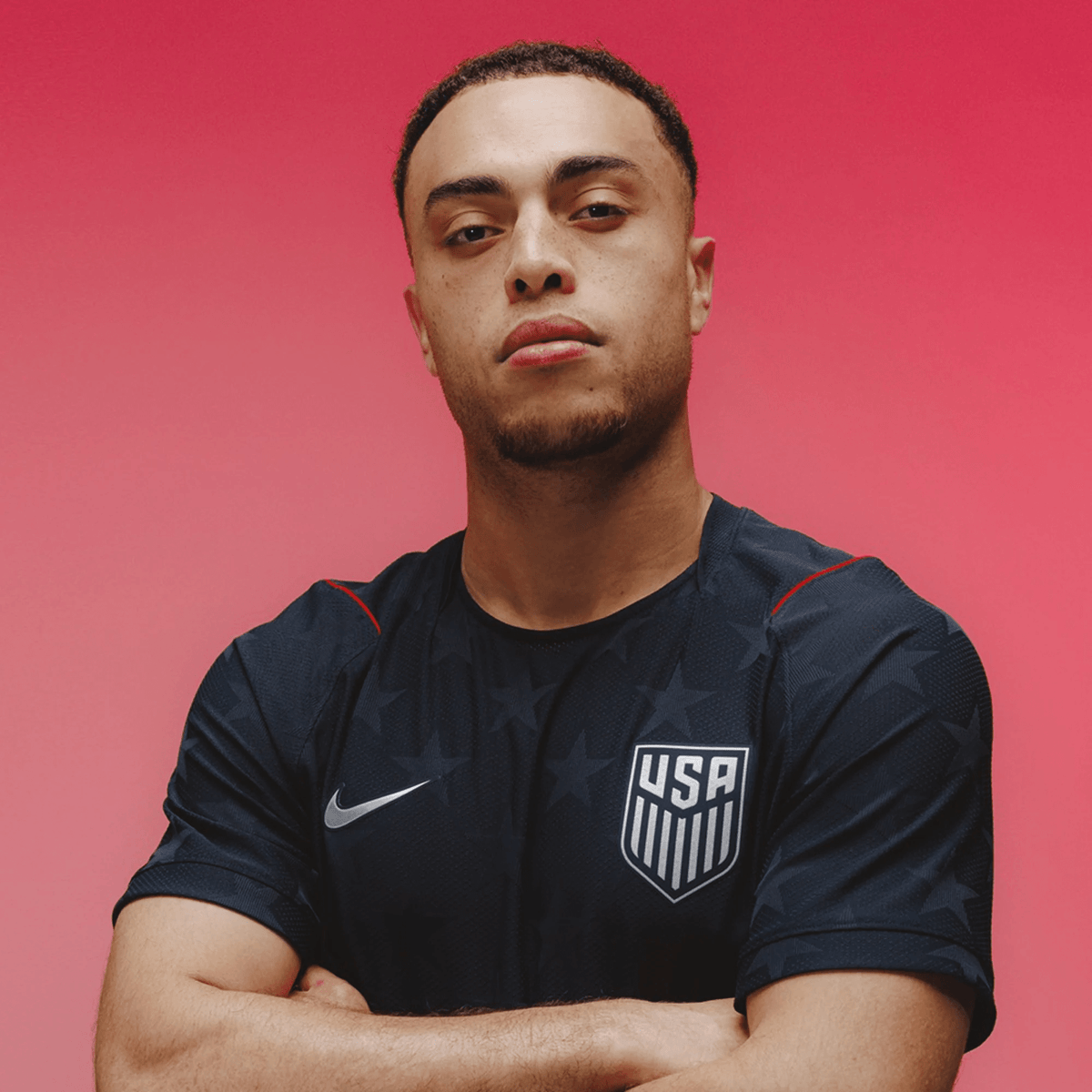 Nike Men's Tillman United States Match Authentic Away Jersey 2026 (Dark Obsidian/Pure Platinum)