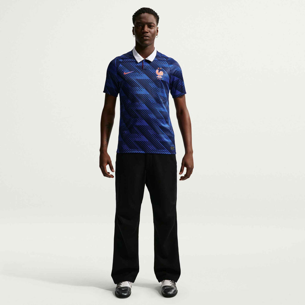 Nike Men's France Ousmane Dembele Home Stadium Jersey 2026 (Game Royal/Metallic Copper)