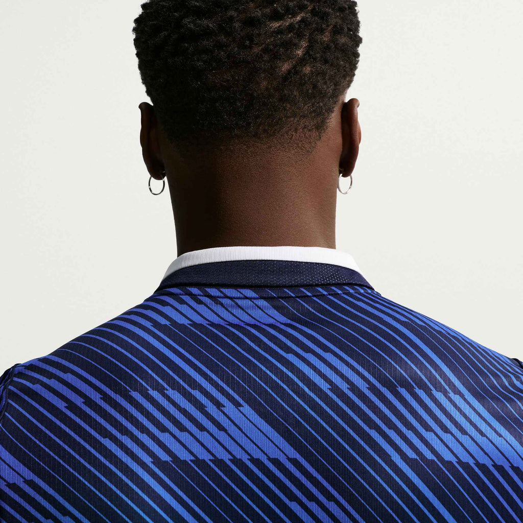Nike Men's France DÃ©sirÃ© DouÃ© Home Stadium Jersey 2026 (Game Royal/Metallic Copper)