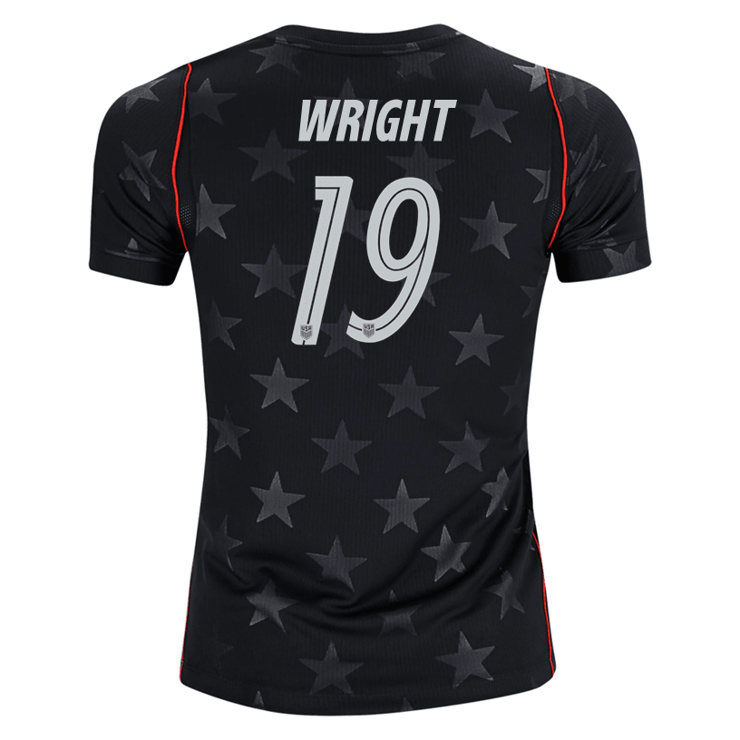 Nike Youth Wright United States Away Stadium Jersey 2026 (Dark Obsidian/Pure Platinum)