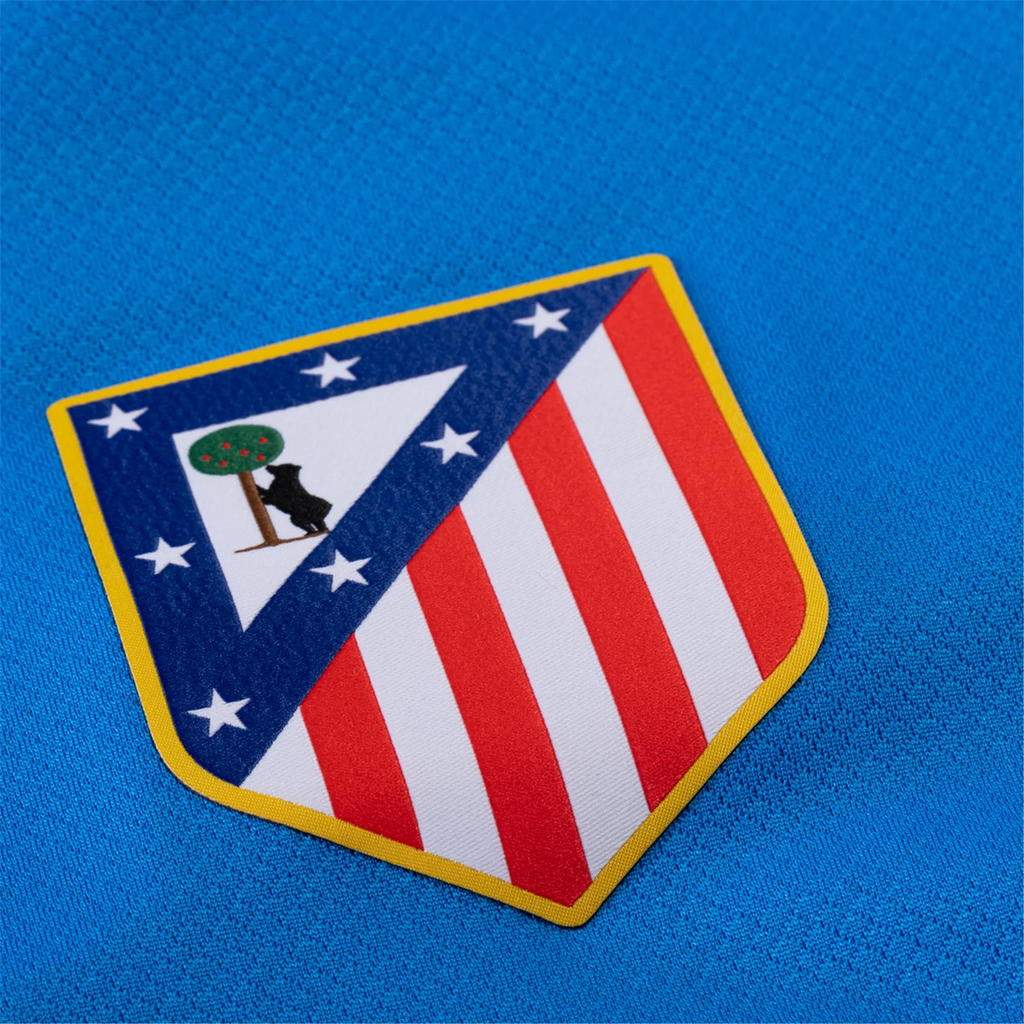 Nike Men's Atletico Madrid Johnny Cardoso T90 Third Jersey La Liga Patch 25/26 (Photo Blue/Sport Red)
