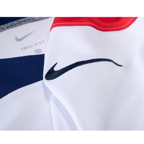 Nike United States Shaq Moore Home Long Sleeve Jersey 22/23 (White/Loyal Blue)